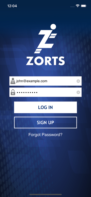 Zorts App Screenshot